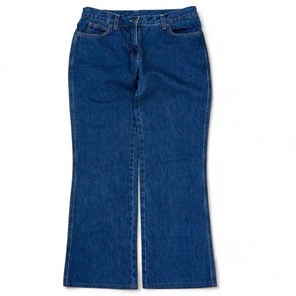 Vintage Fendi Roma Blue Jeans Womens 31x27.5 Made In Italy Bootcut Denim 90s Y2K